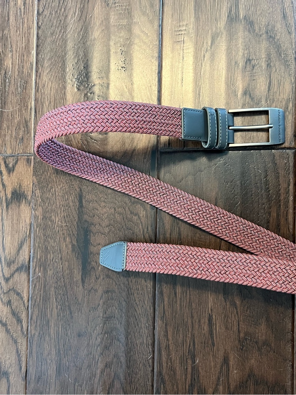 Men's Under Armour Braided Stretch Golf Belt with Leather Trim
